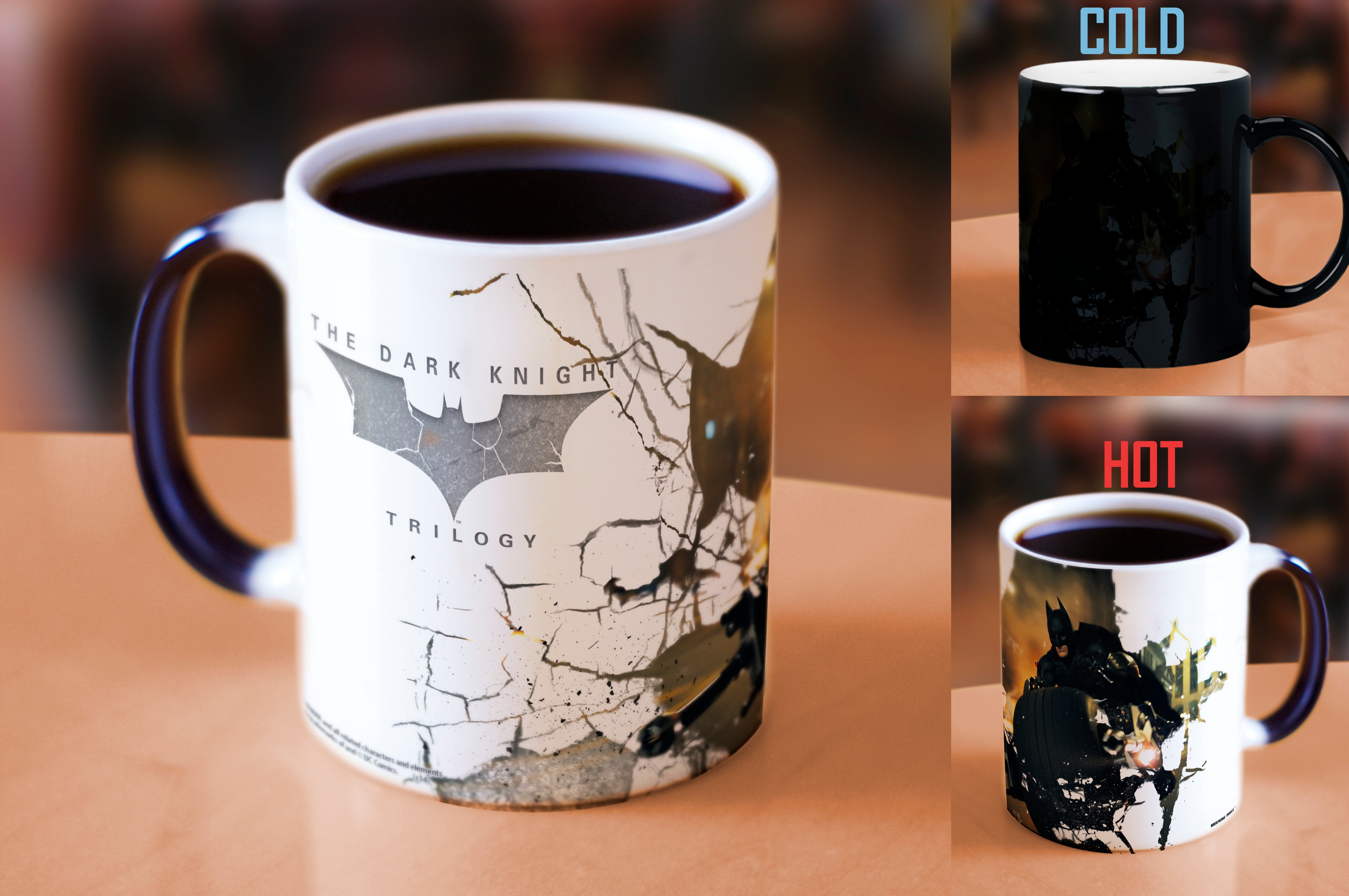 DC Comics (Batman: The Dark Knight Trilogy: Batman Shatter) Morphing Mugs® Heat-Sensitive Mug MMUG050